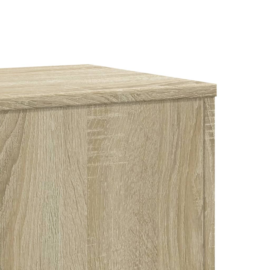 Stovai augalams, 2vnt., sonoma ąžuolo, 33x33x100cm, mediena Stovai augalams, 2vnt., sonoma ąžuolo, 33x33x100cm, mediena - Image 9