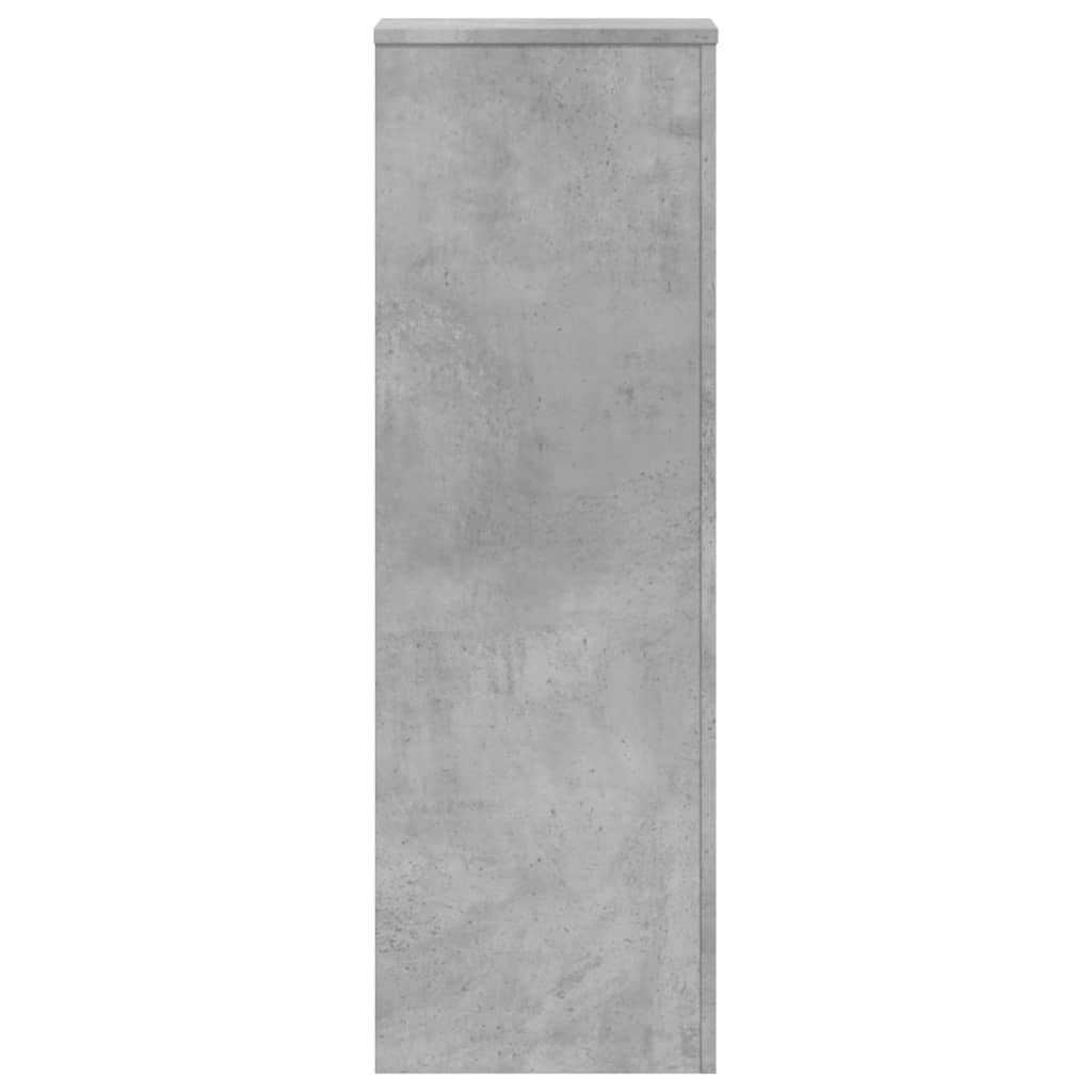 Stovai augalams, 2vnt., betono, 33x33x100cm, apdirbta mediena Stovai augalams, 2vnt., betono, 33x33x100cm, apdirbta mediena - Image 5