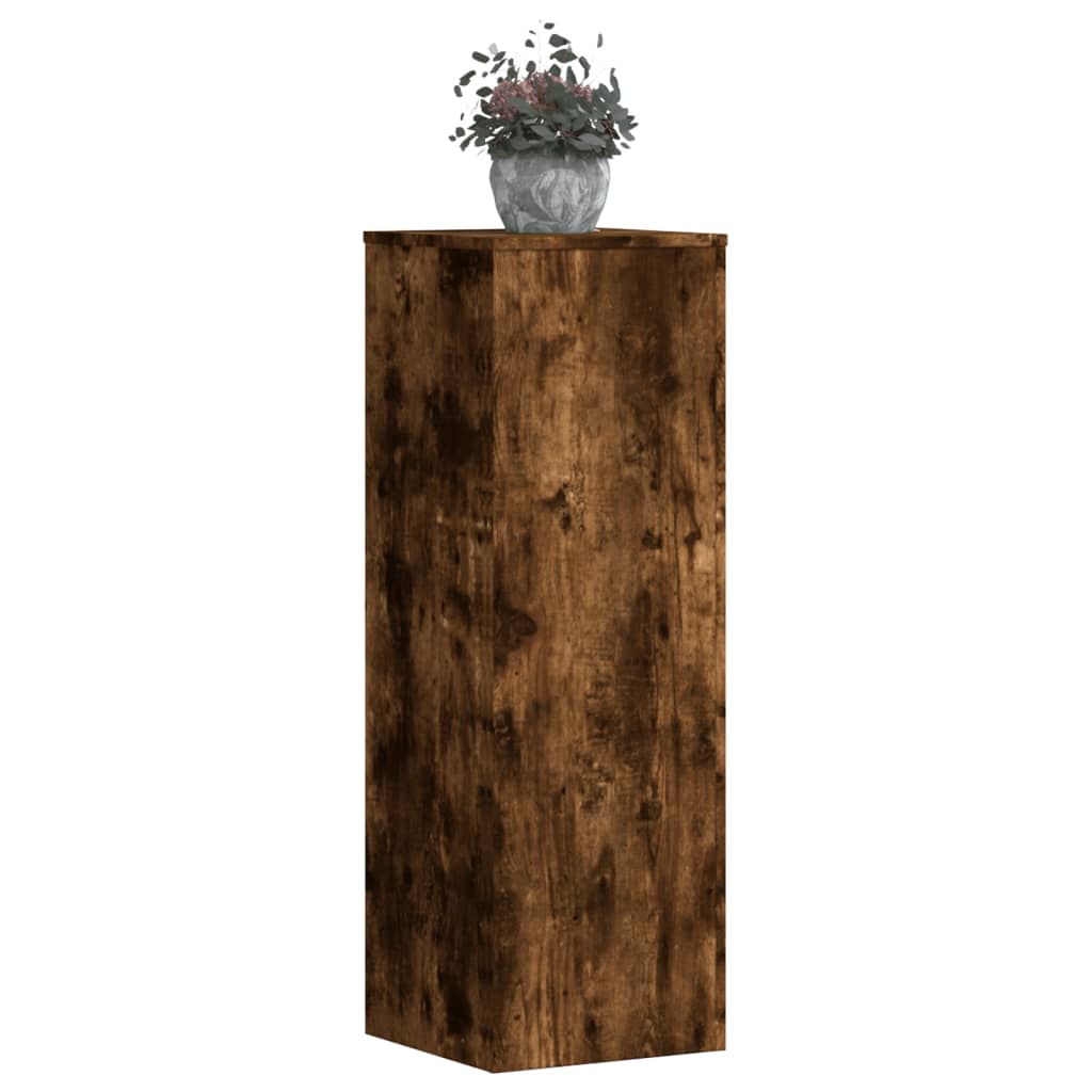 Stovai augalams, 2vnt., dūminiai, 33x33x100cm, mediena Stovai augalams, 2vnt., dūminiai, 33x33x100cm, mediena - Image 2