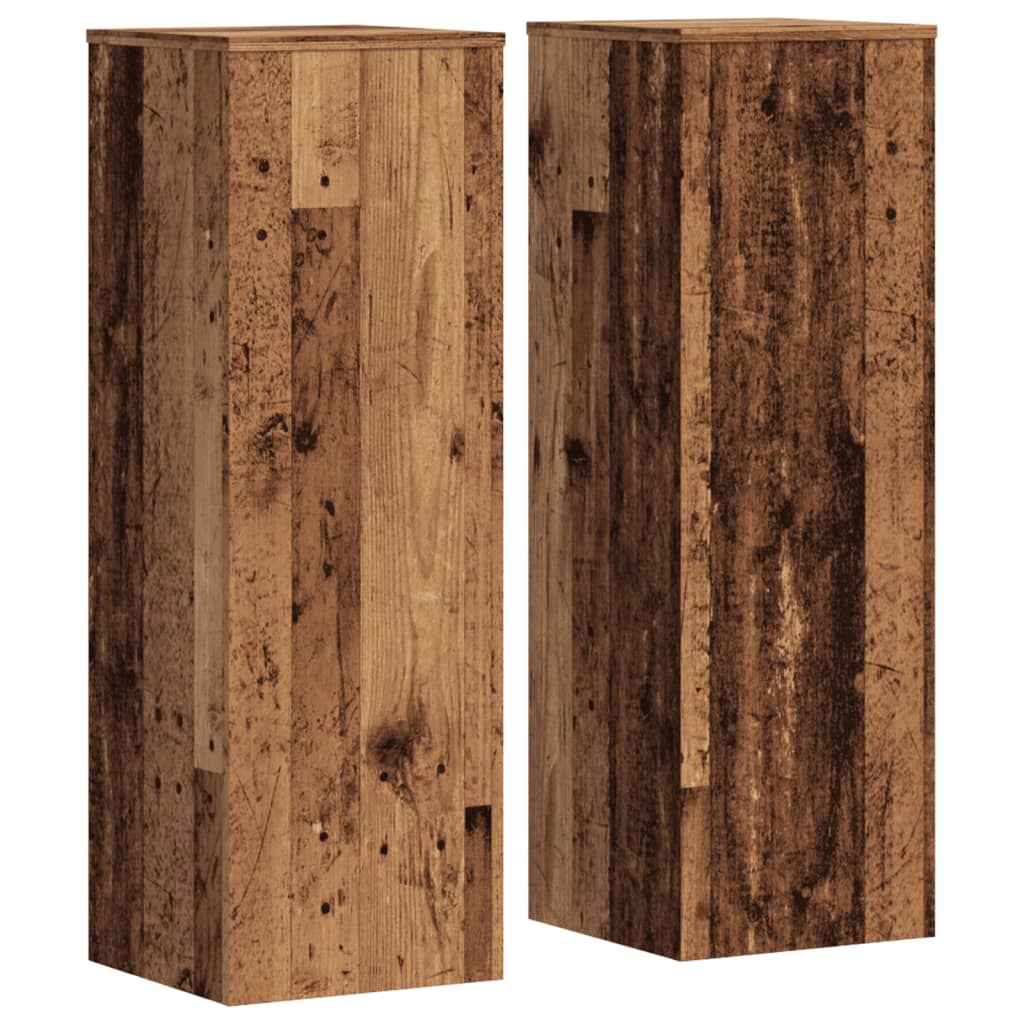 Stovai augalams, 2vnt., medienos, 33x33x100cm, mediena Stovai augalams, 2vnt., medienos, 33x33x100cm, mediena - Image 3