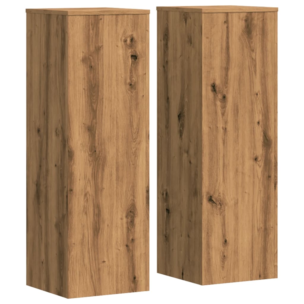 Stovai augalams, 2vnt., artisano ąžuolo, 33x33x100cm, mediena Stovai augalams, 2vnt., artisano ąžuolo, 33x33x100cm, mediena - Image 3