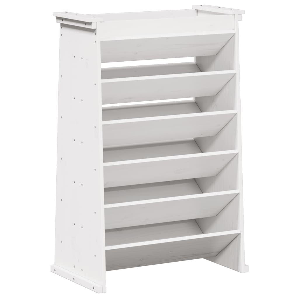 Žolelių lovelis, 6 aukštų, baltas, 69x40x101,5cm, pušis Žolelių lovelis, 6 aukštų, baltas, 69x40x101,5cm, pušis - Image 7