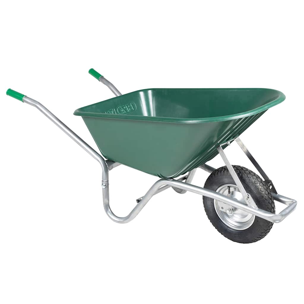 Wheelbarrow Green 90 L 150 kg Cinkuotas plienas ir plastikas Wheelbarrow Green 90 L 150 kg Cinkuotas plienas ir plastikas - Image 2