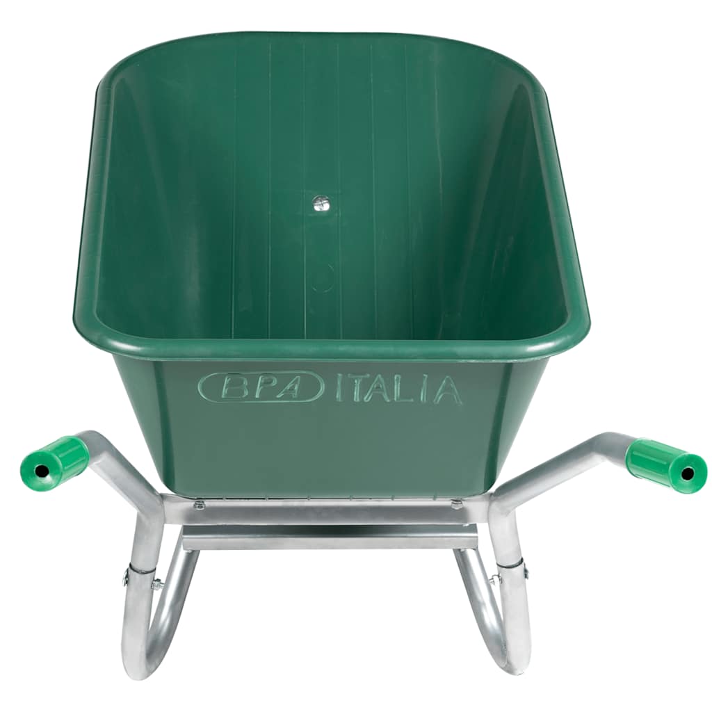 Wheelbarrow Green 90 L 150 kg Cinkuotas plienas ir plastikas Wheelbarrow Green 90 L 150 kg Cinkuotas plienas ir plastikas - Image 3
