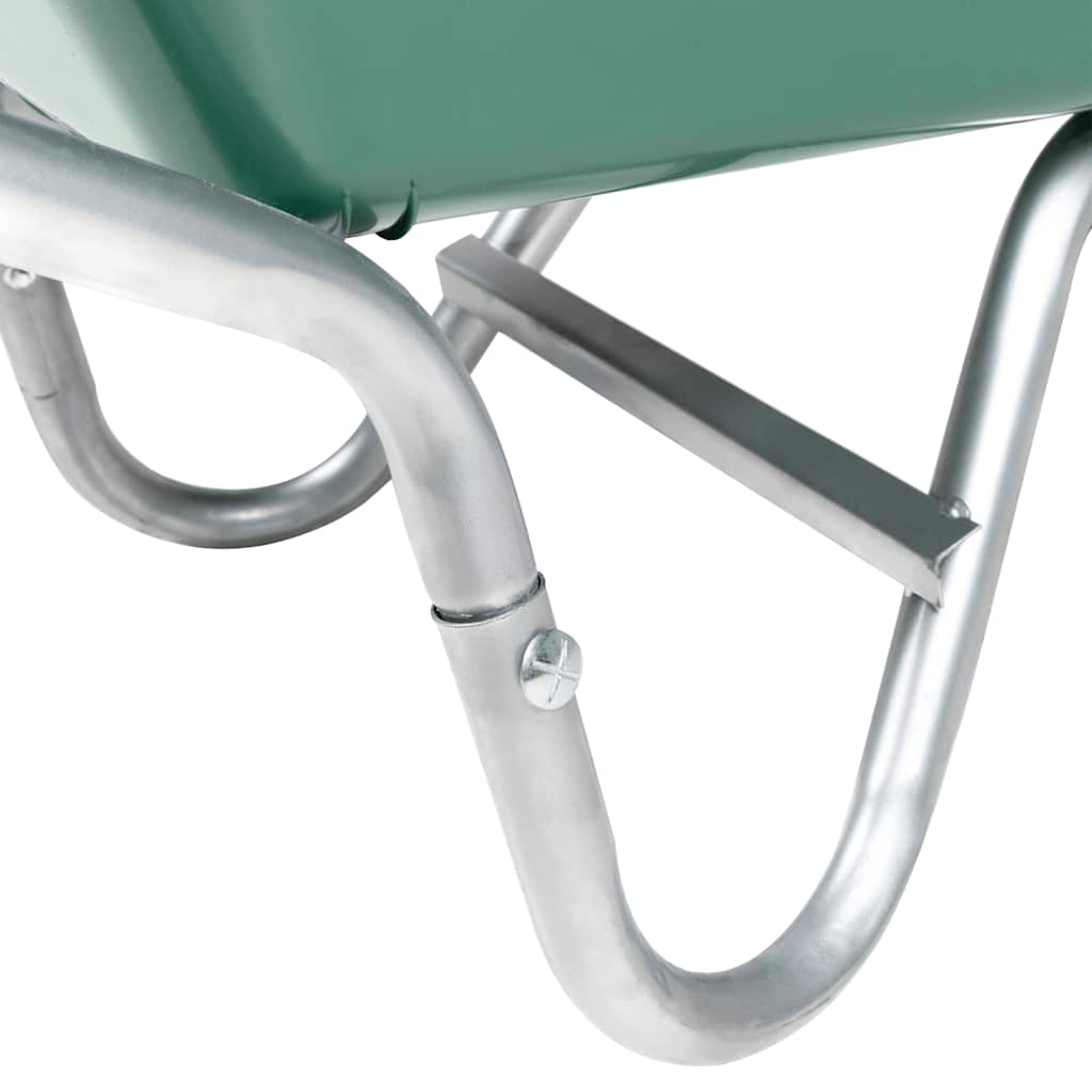 Wheelbarrow Green 90 L 150 kg Cinkuotas plienas ir plastikas Wheelbarrow Green 90 L 150 kg Cinkuotas plienas ir plastikas - Image 6
