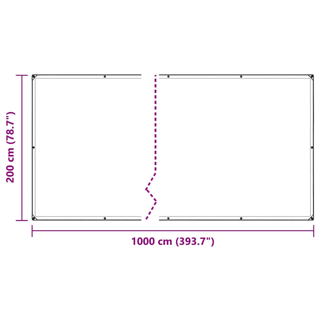 augalų danga su ąselėmis 2×10 m PVC augalų danga su ąselėmis 2x10 m PVC