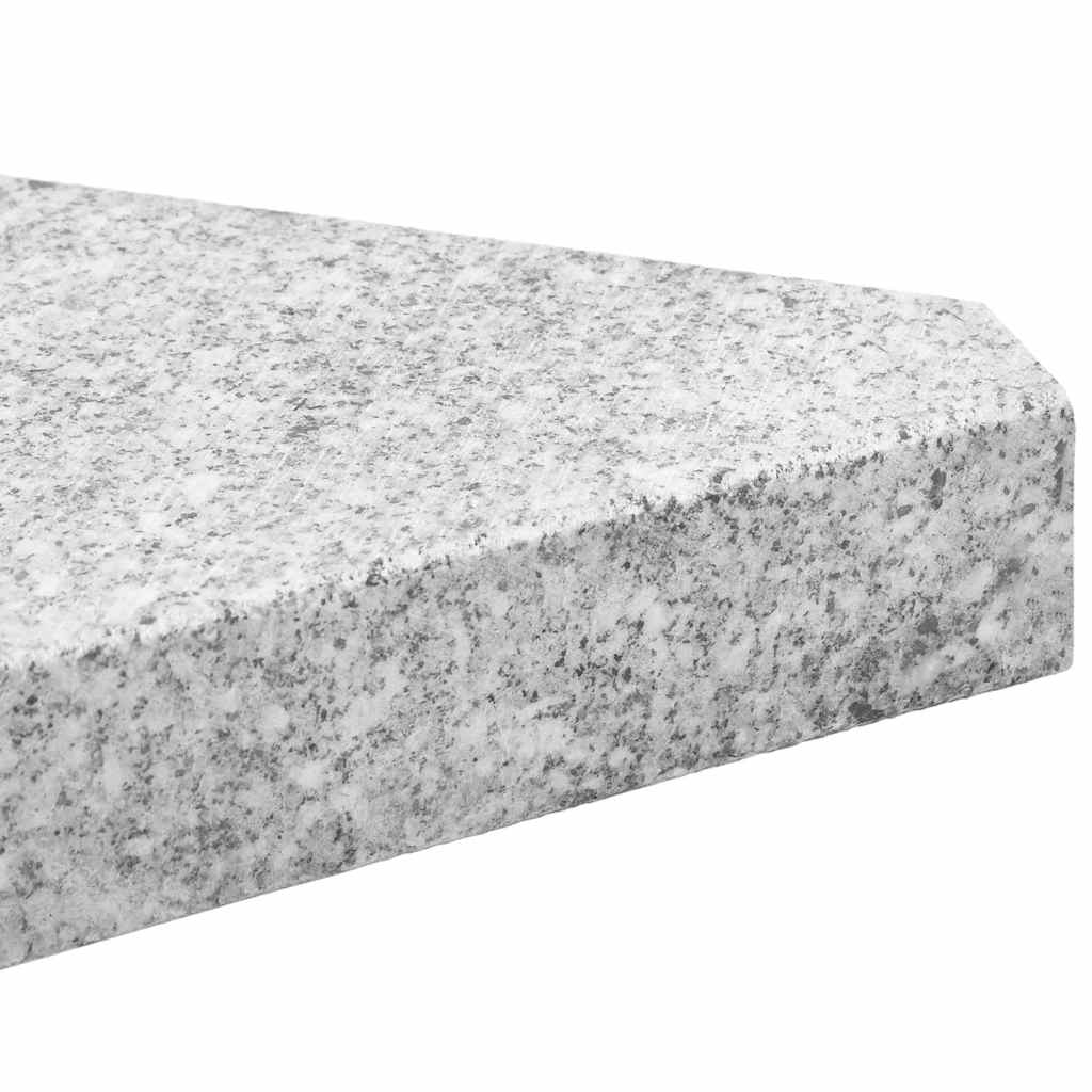 Skėčio svorio plokštės, 4 vnt., pilkas granitas, trikampės, 14 kg Skėčio svorio plokštės, 4 vnt., pilkas granitas, trikampės, 14 kg - Image 7