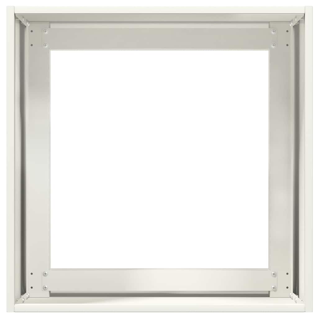 Lovelis, baltos spalvos, 40x40x40cm, šaltai valcuotas plienas Lovelis, baltos spalvos, 40x40x40cm, šaltai valcuotas plienas - Image 6