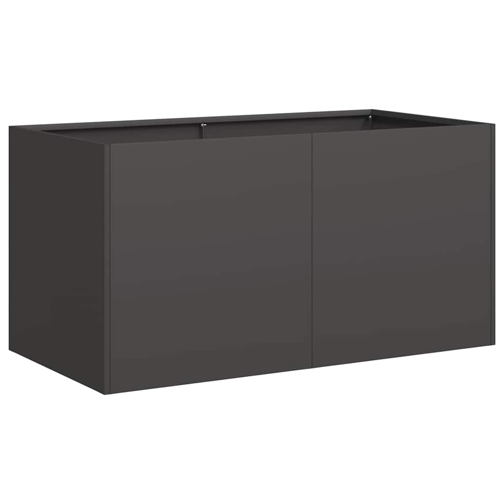 Lovelis, juodos spalvos, 80x40x40cm, šaltai valcuotas plienas Lovelis, juodos spalvos, 80x40x40cm, šaltai valcuotas plienas - Image 3
