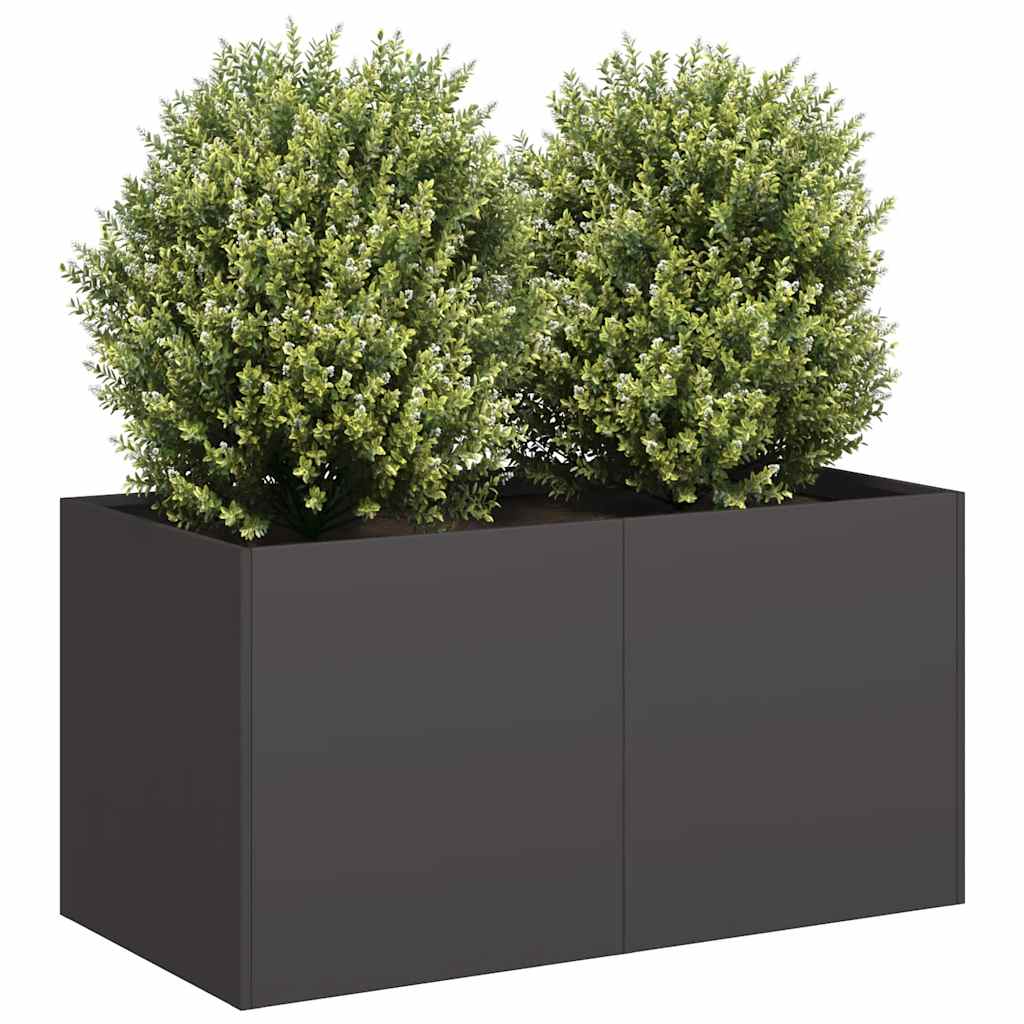 Lovelis, juodos spalvos, 80x40x40cm, šaltai valcuotas plienas Lovelis, juodos spalvos, 80x40x40cm, šaltai valcuotas plienas - Image 2