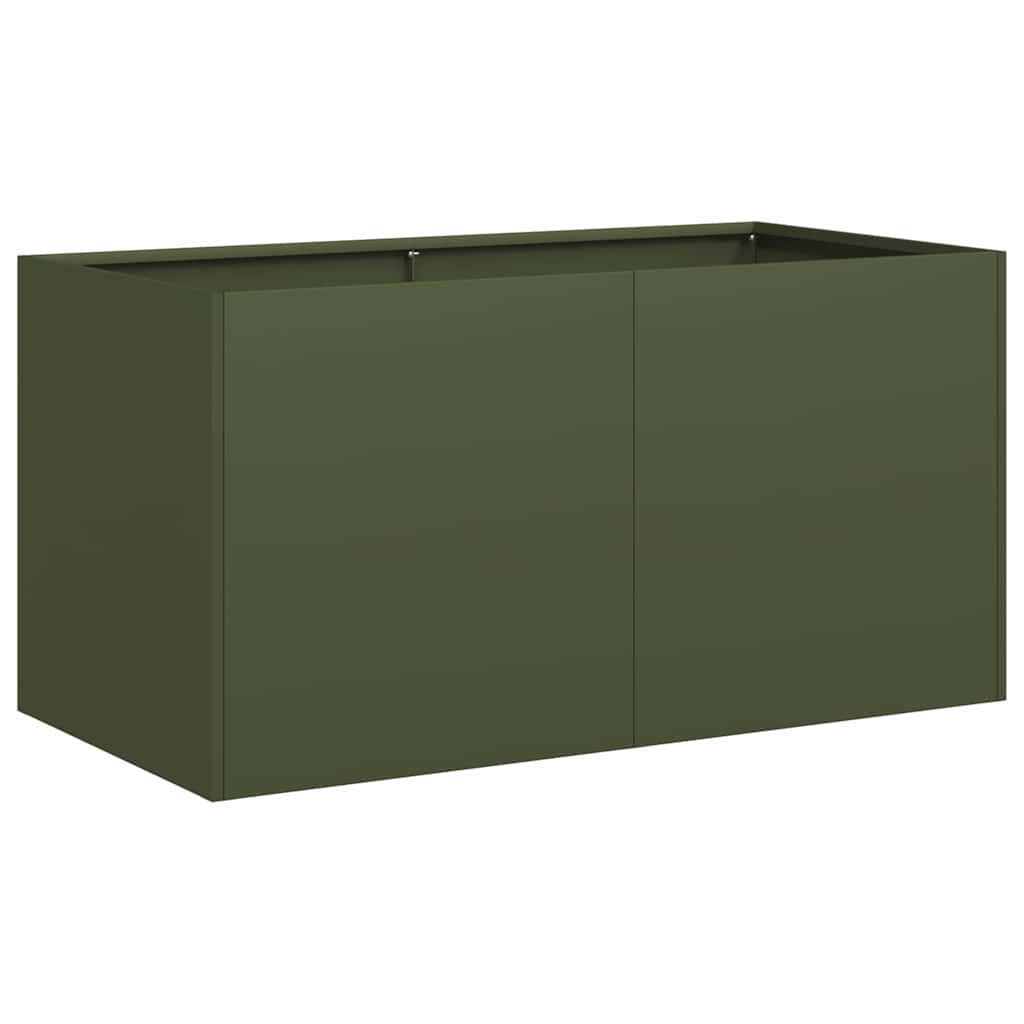 Lovelis, alyvuogių žalias, 80x40x40cm, šaltai valcuotas plienas Lovelis, alyvuogių žalias, 80x40x40cm, šaltai valcuotas plienas - Image 3