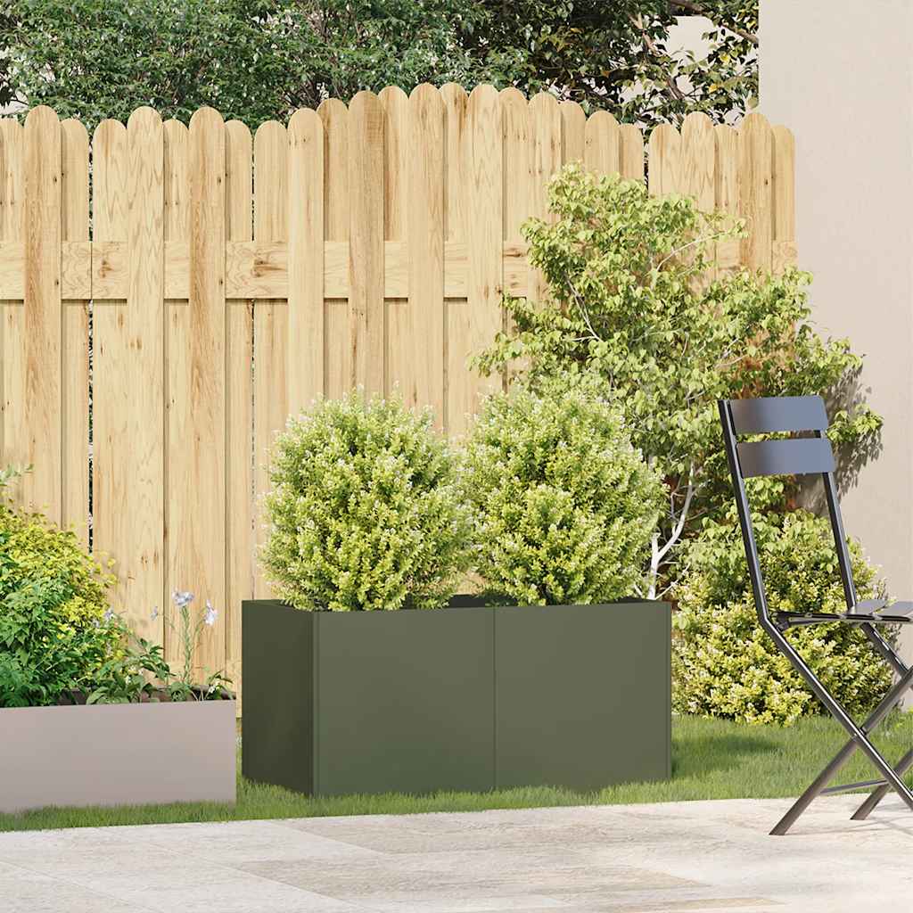 Lovelis, alyvuogių žalias, 80x40x40cm, šaltai valcuotas plienas Lovelis, alyvuogių žalias, 80x40x40cm, šaltai valcuotas plienas - Image 4