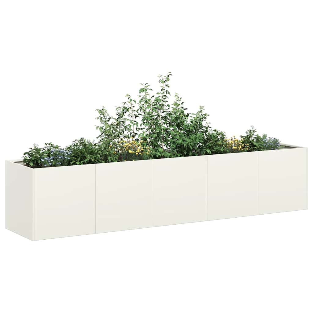Lovelis, baltos spalvos, 200x40x40cm, šaltai valcuotas plienas Lovelis, baltos spalvos, 200x40x40cm, šaltai valcuotas plienas - Image 2