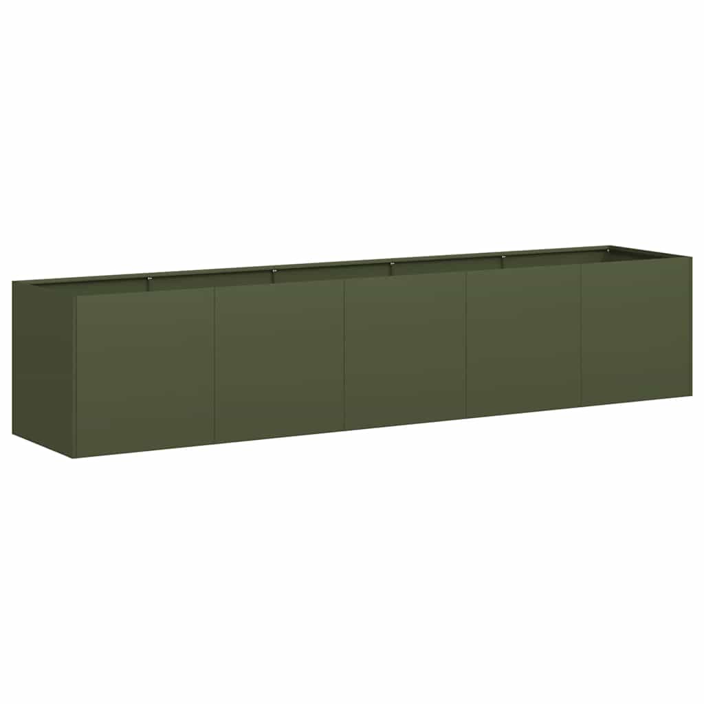 Lovelis, alyvuogių žalias, 200x40x40cm šaltai valcuotas plienas Lovelis, alyvuogių žalias, 200x40x40cm šaltai valcuotas plienas - Image 3