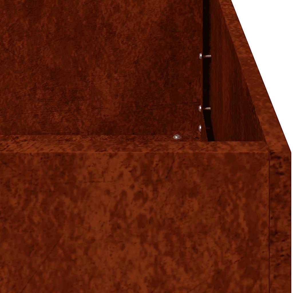 Lovelis, rūdžių, 200x40x40cm, oro sąlygoms atsparus plienas Lovelis, rūdžių, 200x40x40cm, oro sąlygoms atsparus plienas - Image 8