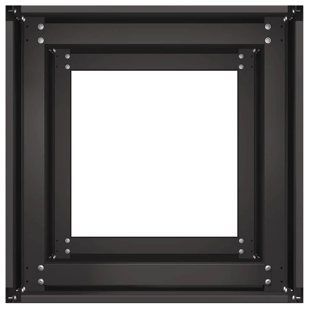 Lovelis, juodos spalvos, 40x40x80cm, šaltai valcuotas plienas Lovelis, juodos spalvos, 40x40x80cm, šaltai valcuotas plienas - Image 6
