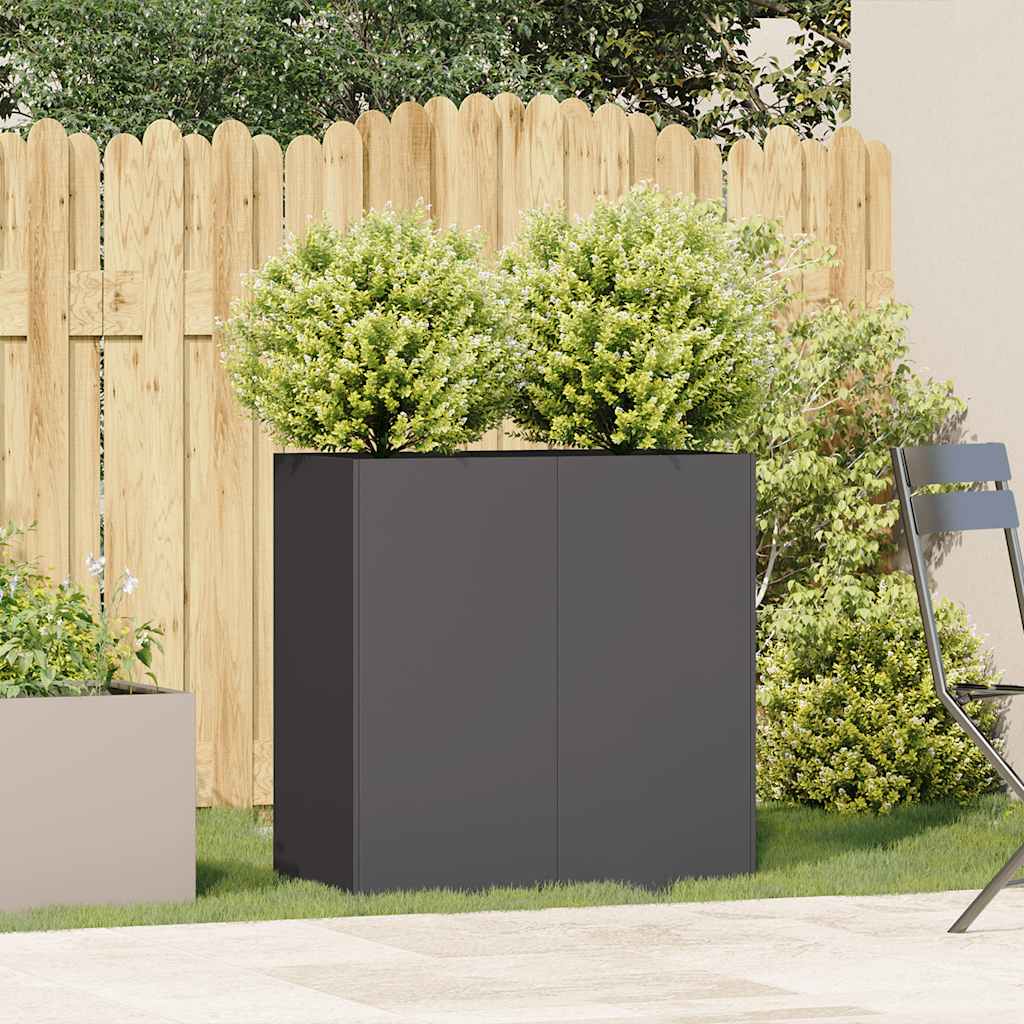Lovelis, juodos spalvos, 80x40x80cm, šaltai valcuotas plienas Lovelis, juodos spalvos, 80x40x80cm, šaltai valcuotas plienas - Image 4