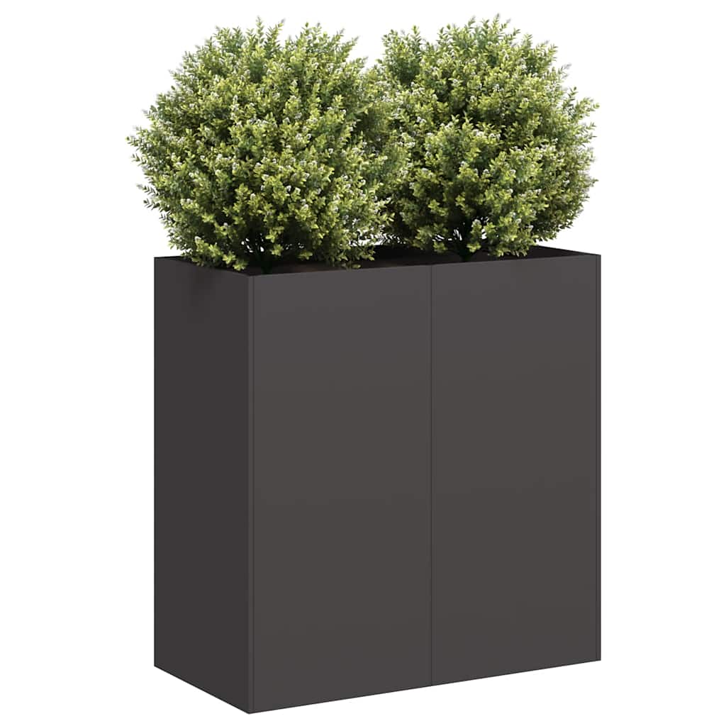 Lovelis, juodos spalvos, 80x40x80cm, šaltai valcuotas plienas Lovelis, juodos spalvos, 80x40x80cm, šaltai valcuotas plienas - Image 2