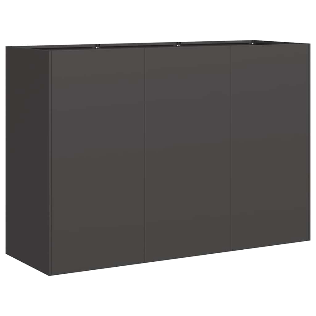Lovelis, juodos spalvos, 120x40x80cm, šaltai valcuotas plienas Lovelis, juodos spalvos, 120x40x80cm, šaltai valcuotas plienas - Image 3