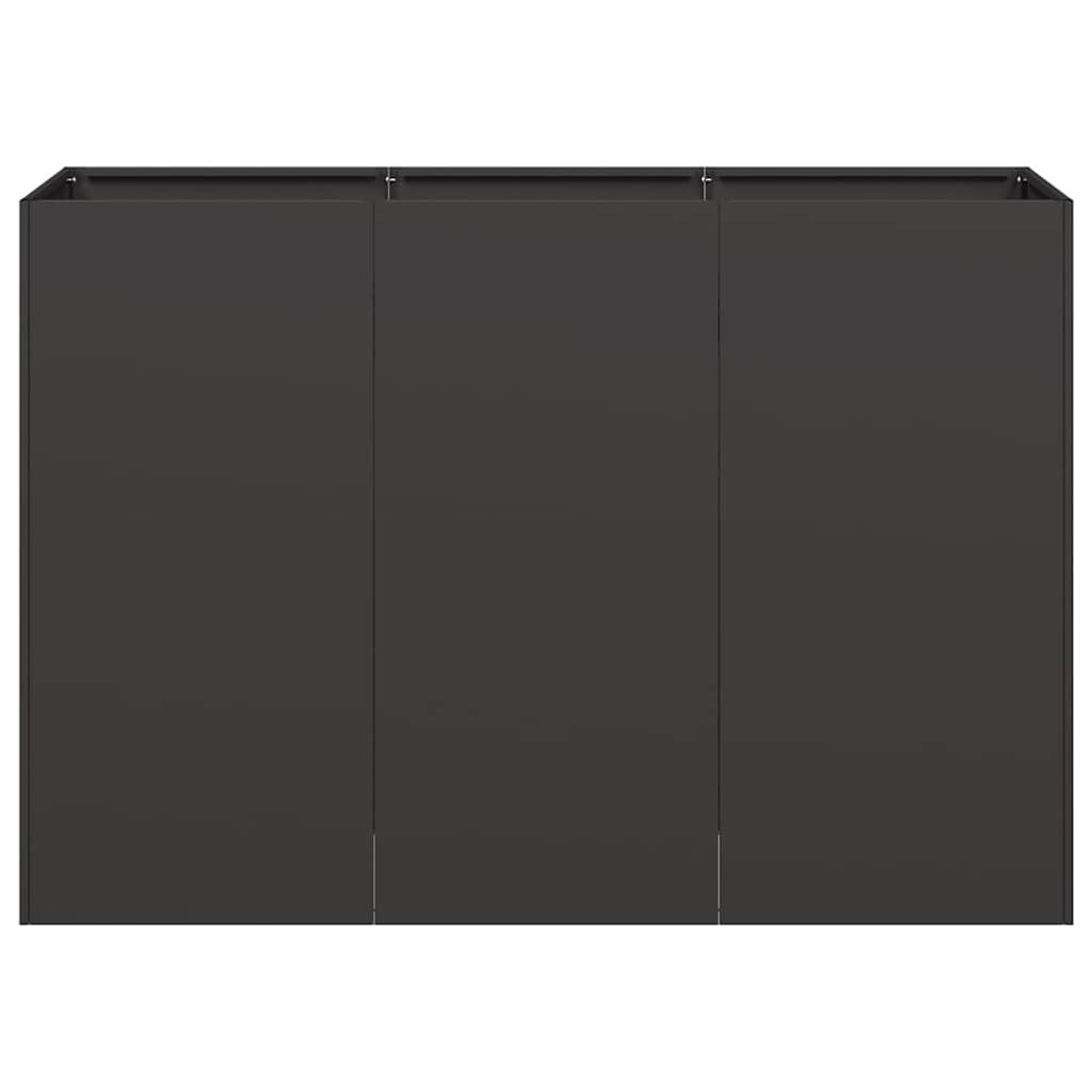 Lovelis, juodos spalvos, 120x40x80cm, šaltai valcuotas plienas Lovelis, juodos spalvos, 120x40x80cm, šaltai valcuotas plienas - Image 5