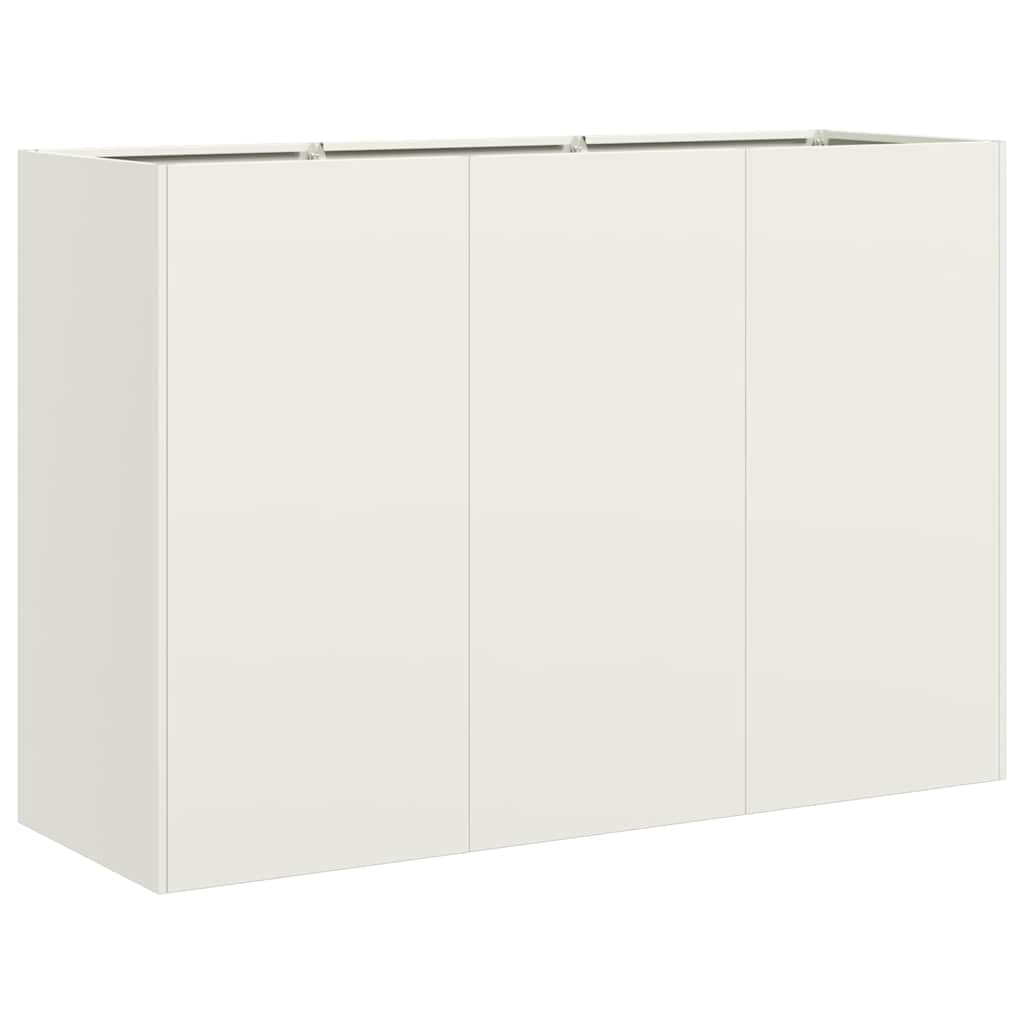 Lovelis, baltos spalvos, 120x40x80cm, šaltai valcuotas plienas Lovelis, baltos spalvos, 120x40x80cm, šaltai valcuotas plienas - Image 3