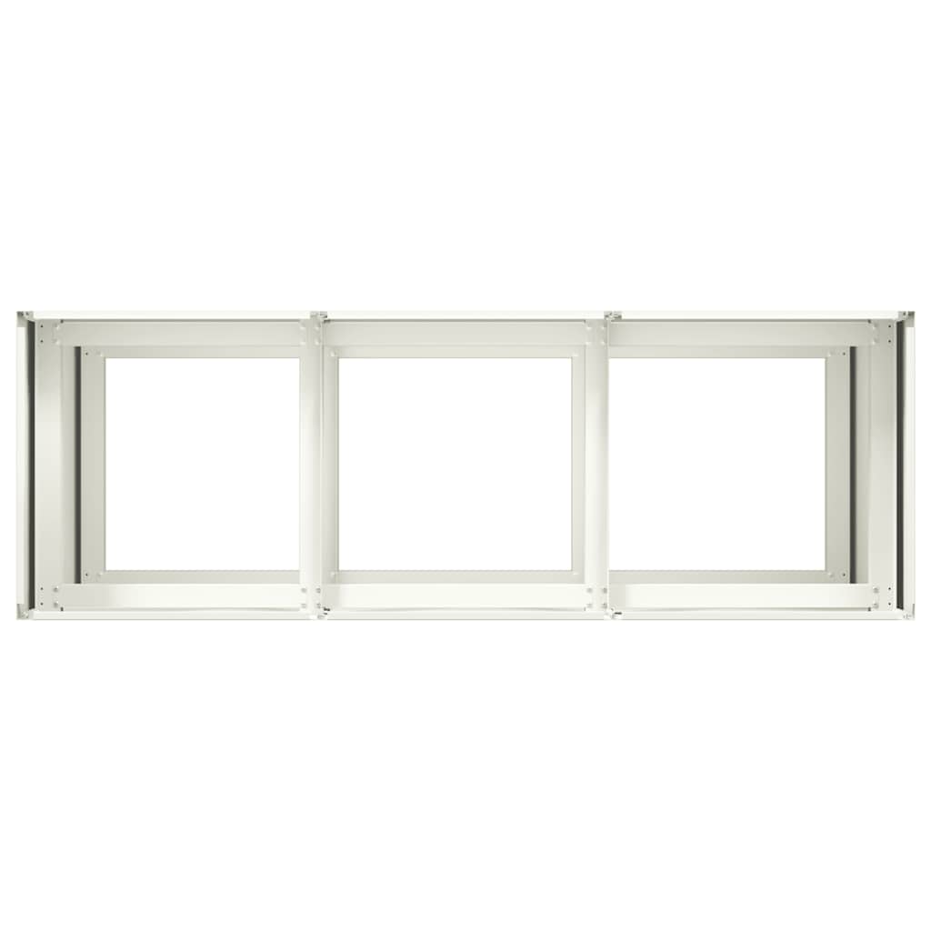 Lovelis, baltos spalvos, 120x40x80cm, šaltai valcuotas plienas Lovelis, baltos spalvos, 120x40x80cm, šaltai valcuotas plienas - Image 6