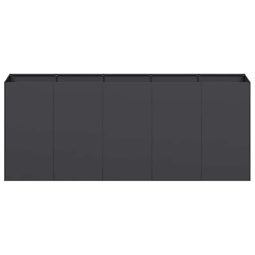 Lovelis, juodos spalvos, 200x40x80cm, šaltai valcuotas plienas Lovelis, juodos spalvos, 200x40x80cm, šaltai valcuotas plienas - Image 5