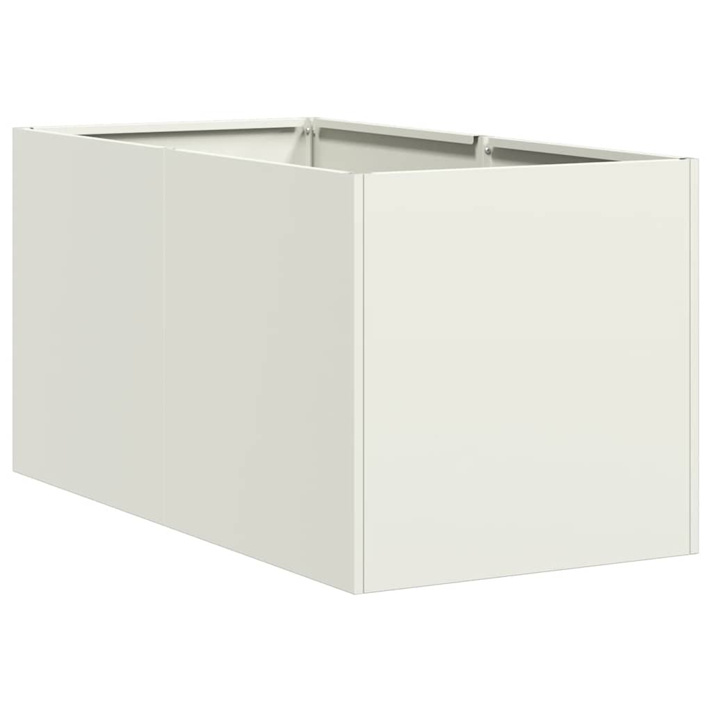Lovelis, baltos spalvos, 40x80x40cm, šaltai valcuotas plienas Lovelis, baltos spalvos, 40x80x40cm, šaltai valcuotas plienas - Image 3