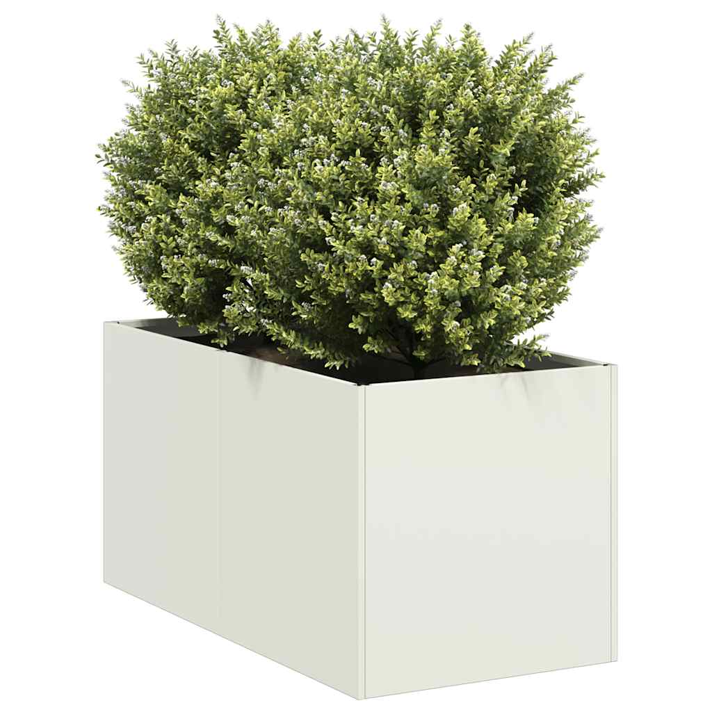 Lovelis, baltos spalvos, 40x80x40cm, šaltai valcuotas plienas Lovelis, baltos spalvos, 40x80x40cm, šaltai valcuotas plienas - Image 2