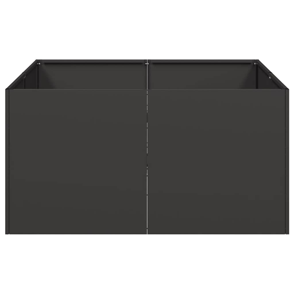 Lovelis, juodos spalvos, 80x80x40cm, šaltai valcuotas plienas Lovelis, juodos spalvos, 80x80x40cm, šaltai valcuotas plienas - Image 5