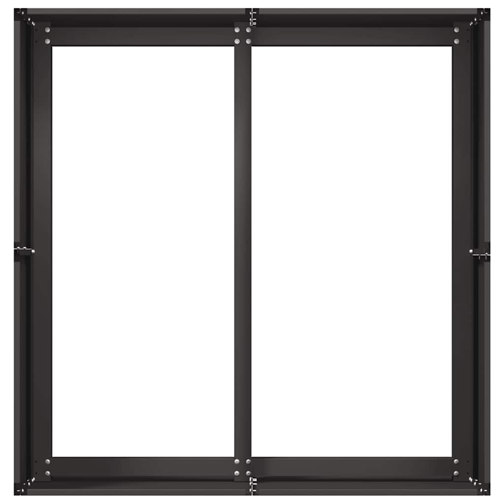 Lovelis, juodos spalvos, 80x80x40cm, šaltai valcuotas plienas Lovelis, juodos spalvos, 80x80x40cm, šaltai valcuotas plienas - Image 6