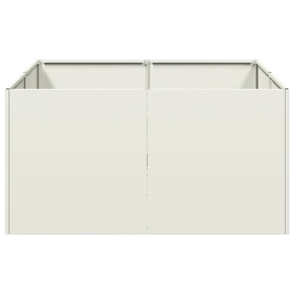 Lovelis, baltos spalvos, 80x80x40cm, šaltai valcuotas plienas Lovelis, baltos spalvos, 80x80x40cm, šaltai valcuotas plienas - Image 5