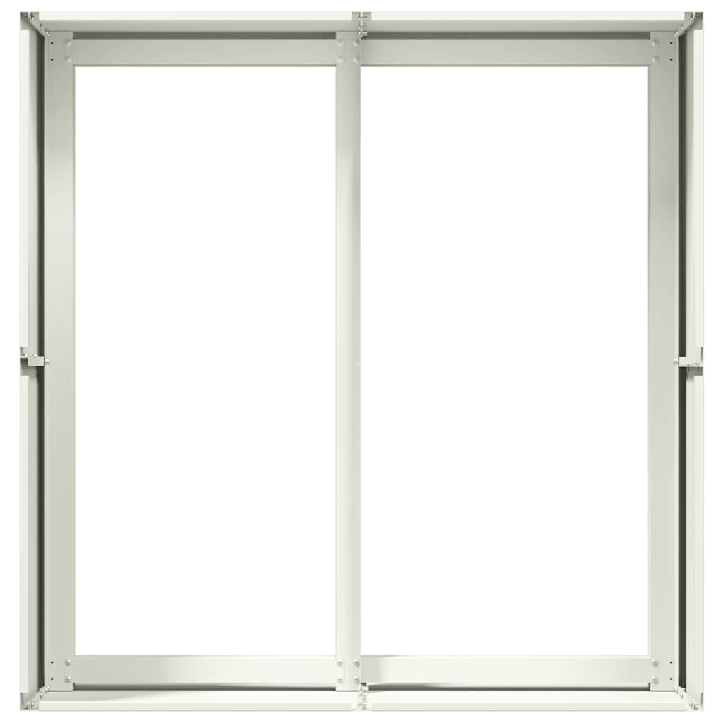 Lovelis, baltos spalvos, 80x80x40cm, šaltai valcuotas plienas Lovelis, baltos spalvos, 80x80x40cm, šaltai valcuotas plienas - Image 6