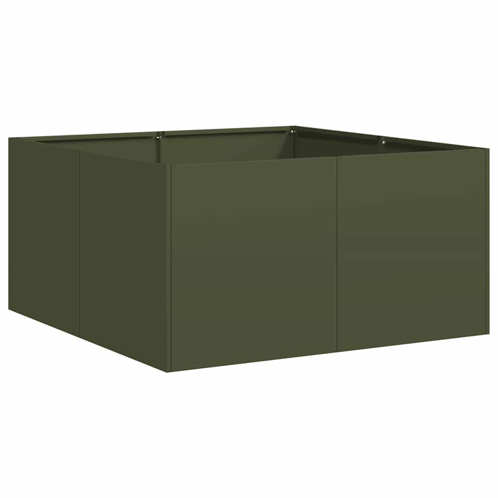 Lovelis, alyvuogių žalias, 80x80x40cm, šaltai valcuotas plienas Lovelis, alyvuogių žalias, 80x80x40cm, šaltai valcuotas plienas - Image 3
