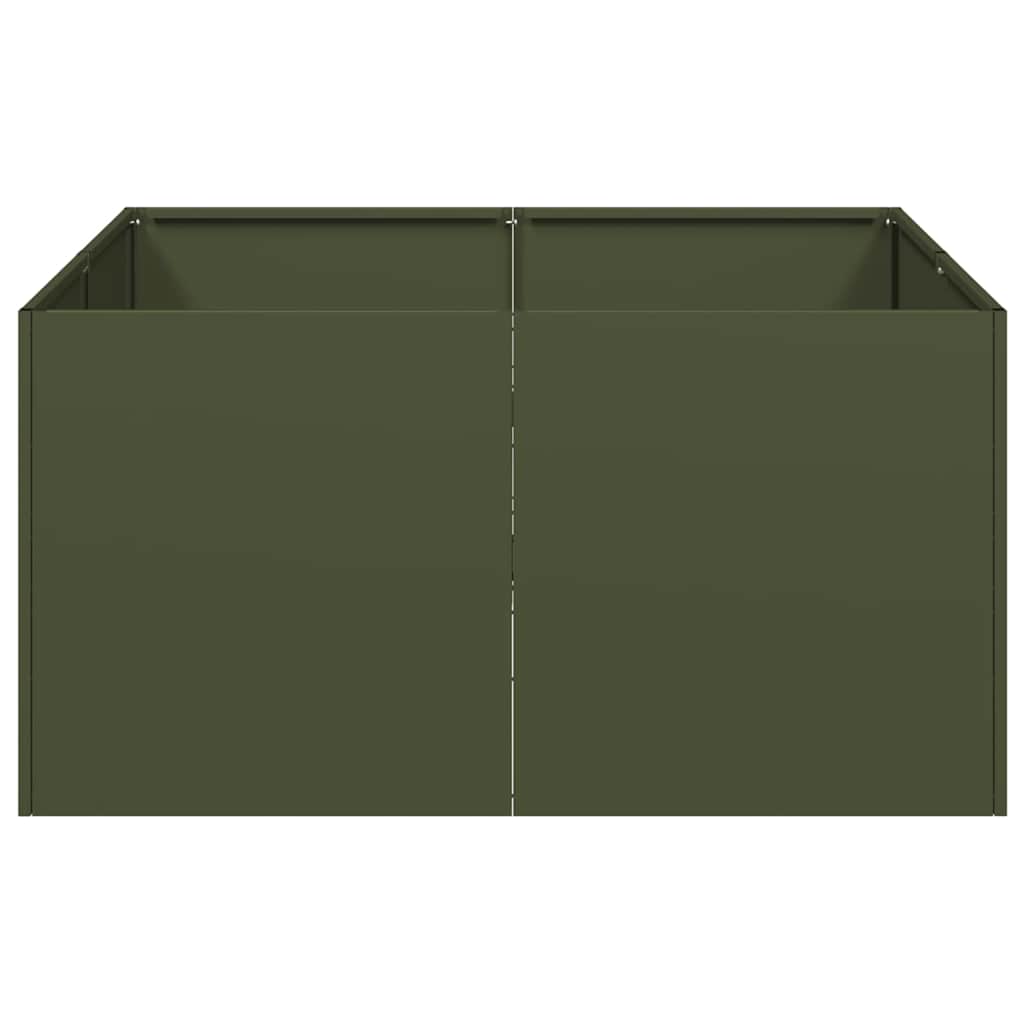 Lovelis, alyvuogių žalias, 80x80x40cm, šaltai valcuotas plienas Lovelis, alyvuogių žalias, 80x80x40cm, šaltai valcuotas plienas - Image 5