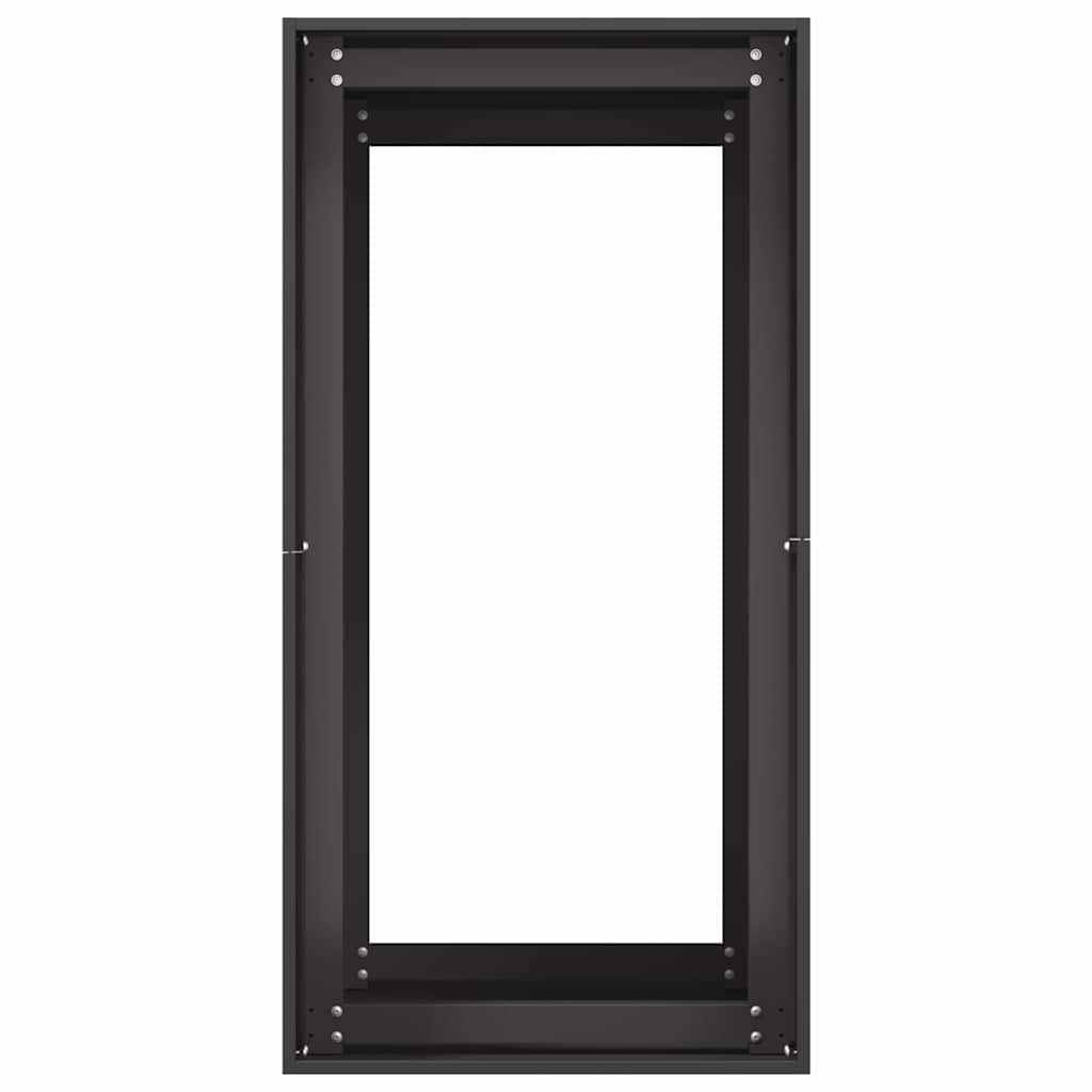 Lovelis, juodos spalvos, 40x80x80cm, plienas Lovelis, juodos spalvos, 40x80x80cm, plienas - Image 6