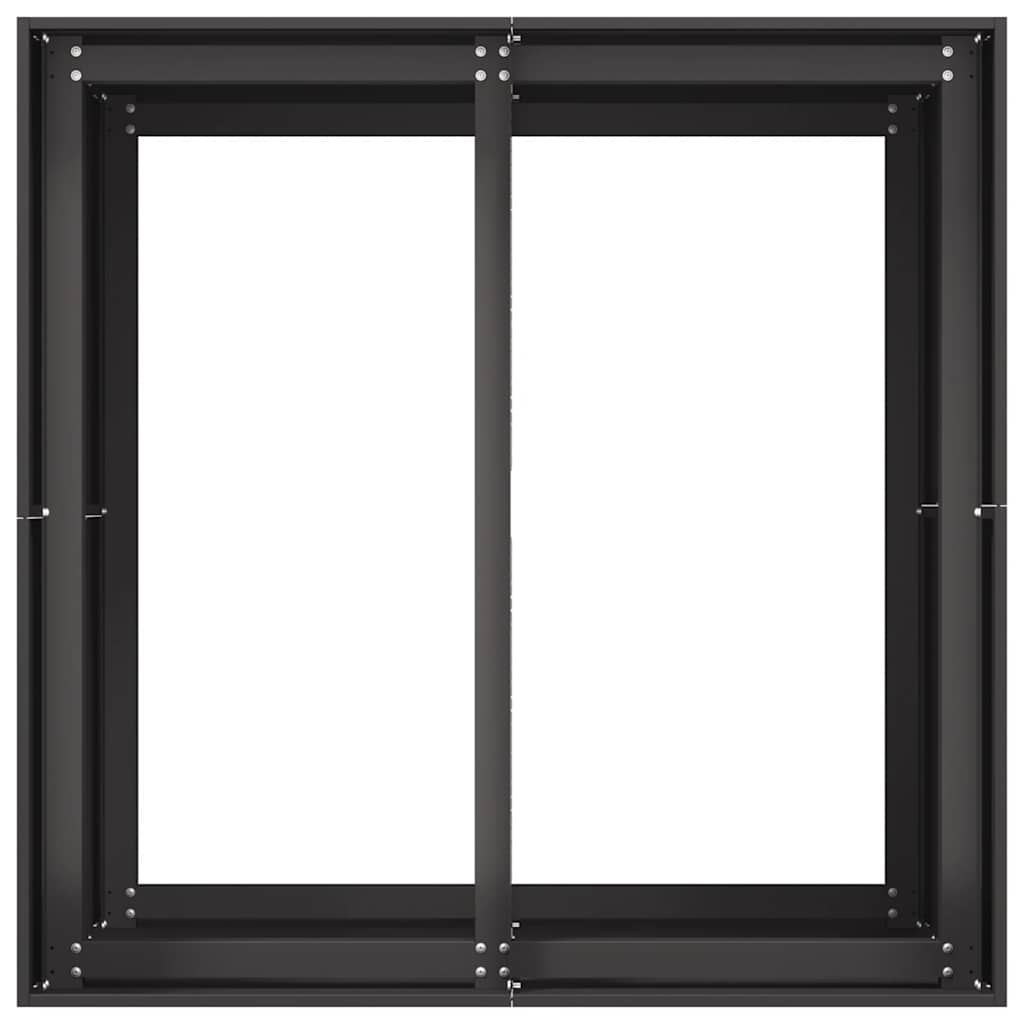 Lovelis, juodos spalvos, 80x80x80cm, plienas Lovelis, juodos spalvos, 80x80x80cm, plienas - Image 6