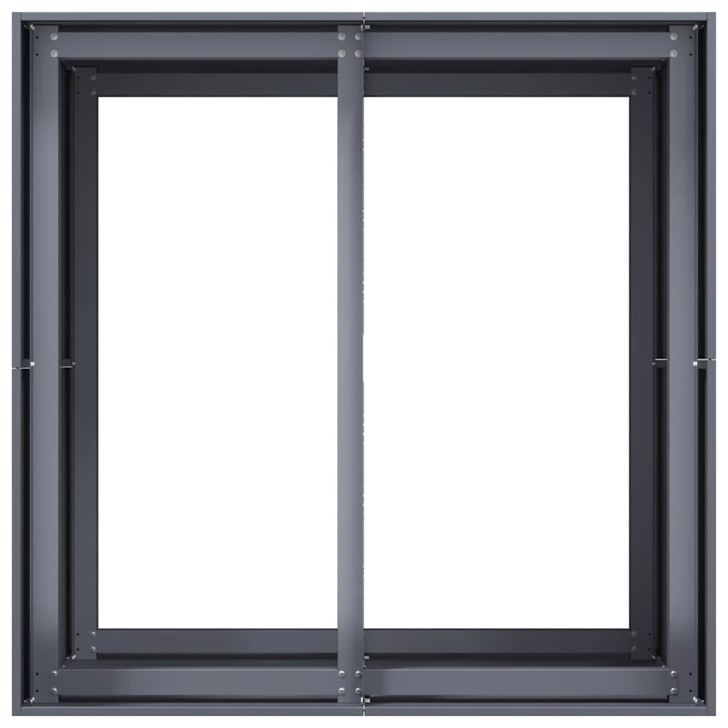 Lovelis, antracito spalvos, 80x80x80cm, plienas Lovelis, antracito spalvos, 80x80x80cm, plienas - Image 6