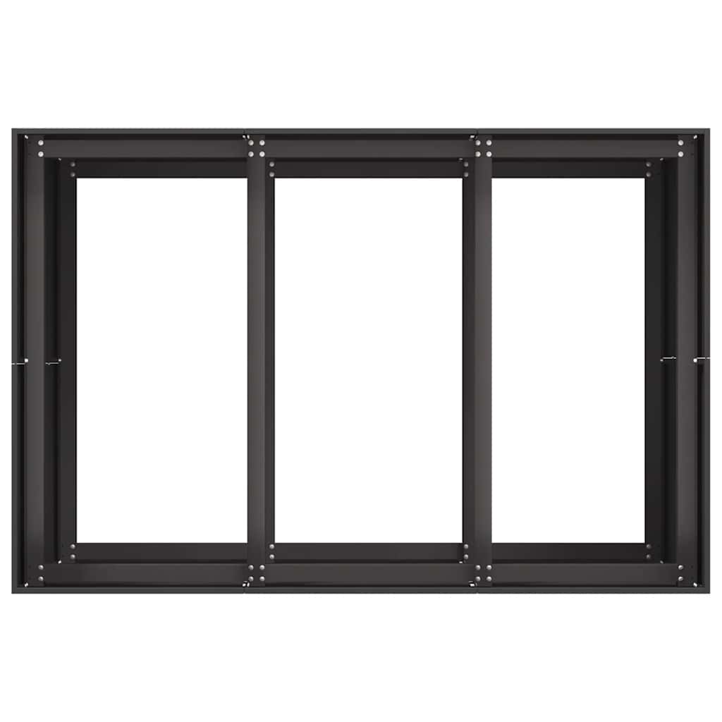 Lovelis, juodos spalvos, 120x80x80cm, plienas Lovelis, juodos spalvos, 120x80x80cm, plienas - Image 6