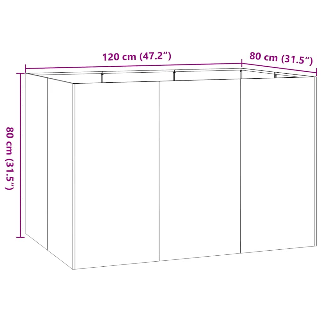 Lovelis, juodos spalvos, 120x80x80cm, plienas Lovelis, juodos spalvos, 120x80x80cm, plienas
