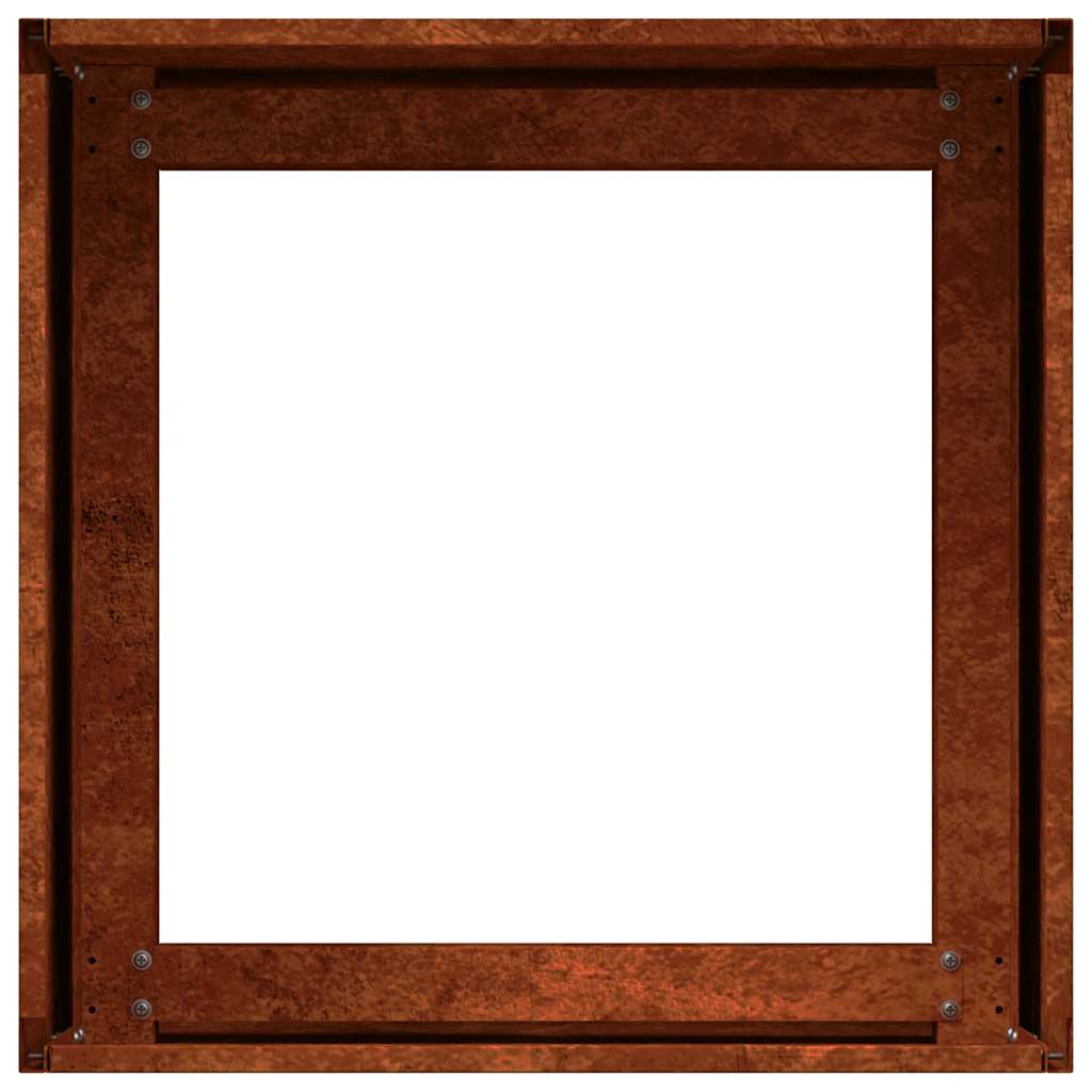 Lovelis, rūdžių, 40x40x30cm, oro sąlygoms atsparus plienas Lovelis, rūdžių, 40x40x30cm, oro sąlygoms atsparus plienas - Image 7