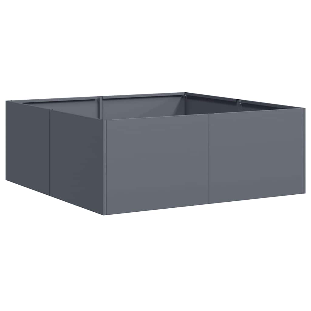 Lovelis, antracito spalvos, 80x80x30cm, plienas Lovelis, antracito spalvos, 80x80x30cm, plienas - Image 3