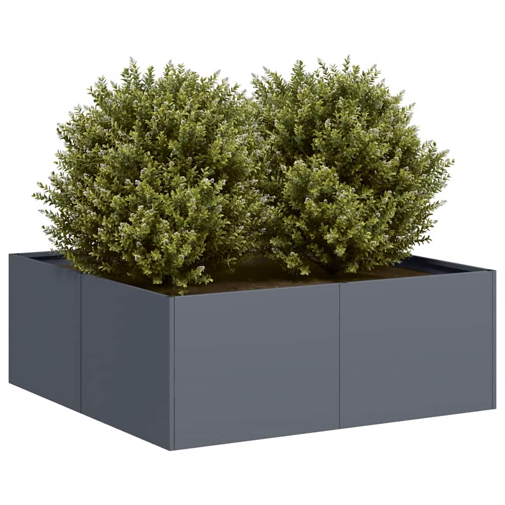 Lovelis, antracito spalvos, 80x80x30cm, plienas Lovelis, antracito spalvos, 80x80x30cm, plienas - Image 2