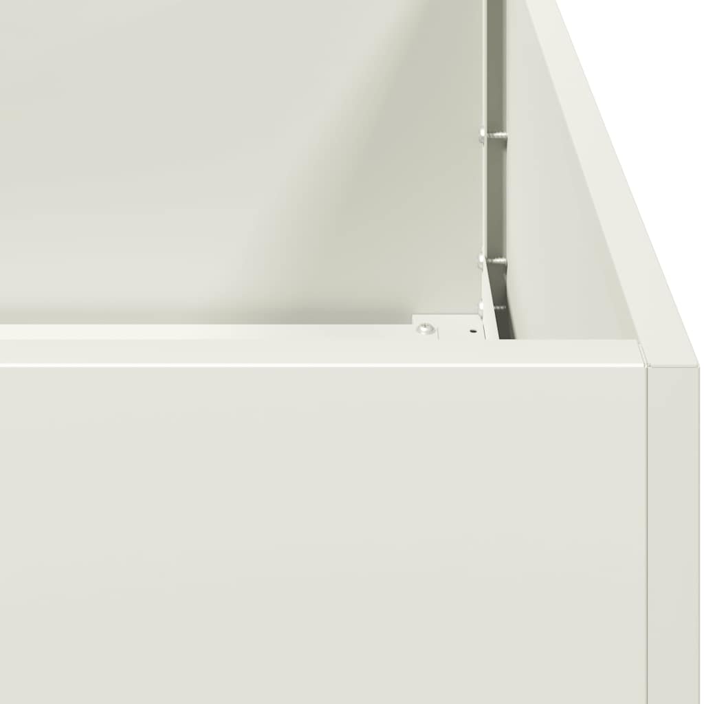Lovelis, baltos spalvos, 100x100x30cm, plienas Lovelis, baltos spalvos, 100x100x30cm, plienas - Image 7