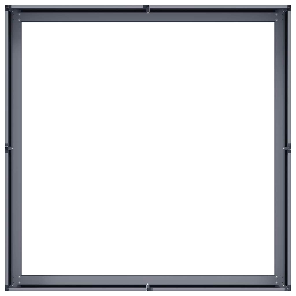 Lovelis, antracito spalvos, 100x100x30cm, plienas Lovelis, antracito spalvos, 100x100x30cm, plienas - Image 6