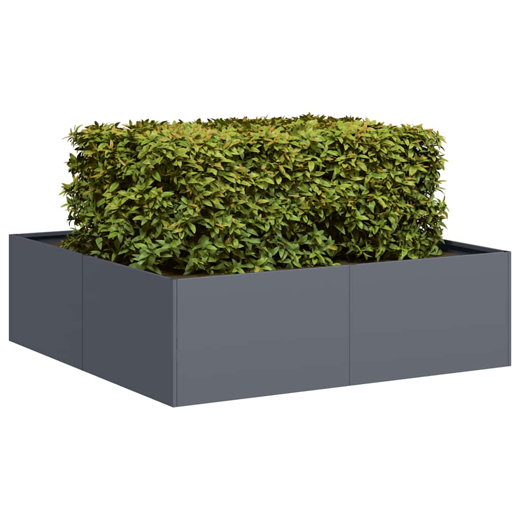 Lovelis, antracito spalvos, 100x100x30cm, plienas Lovelis, antracito spalvos, 100x100x30cm, plienas - Image 2