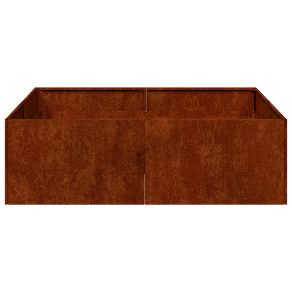 Lovelis, rūdžių, 100x100x30cm, oro sąlygoms atsparus plienas Lovelis, rūdžių, 100x100x30cm, oro sąlygoms atsparus plienas - Image 6