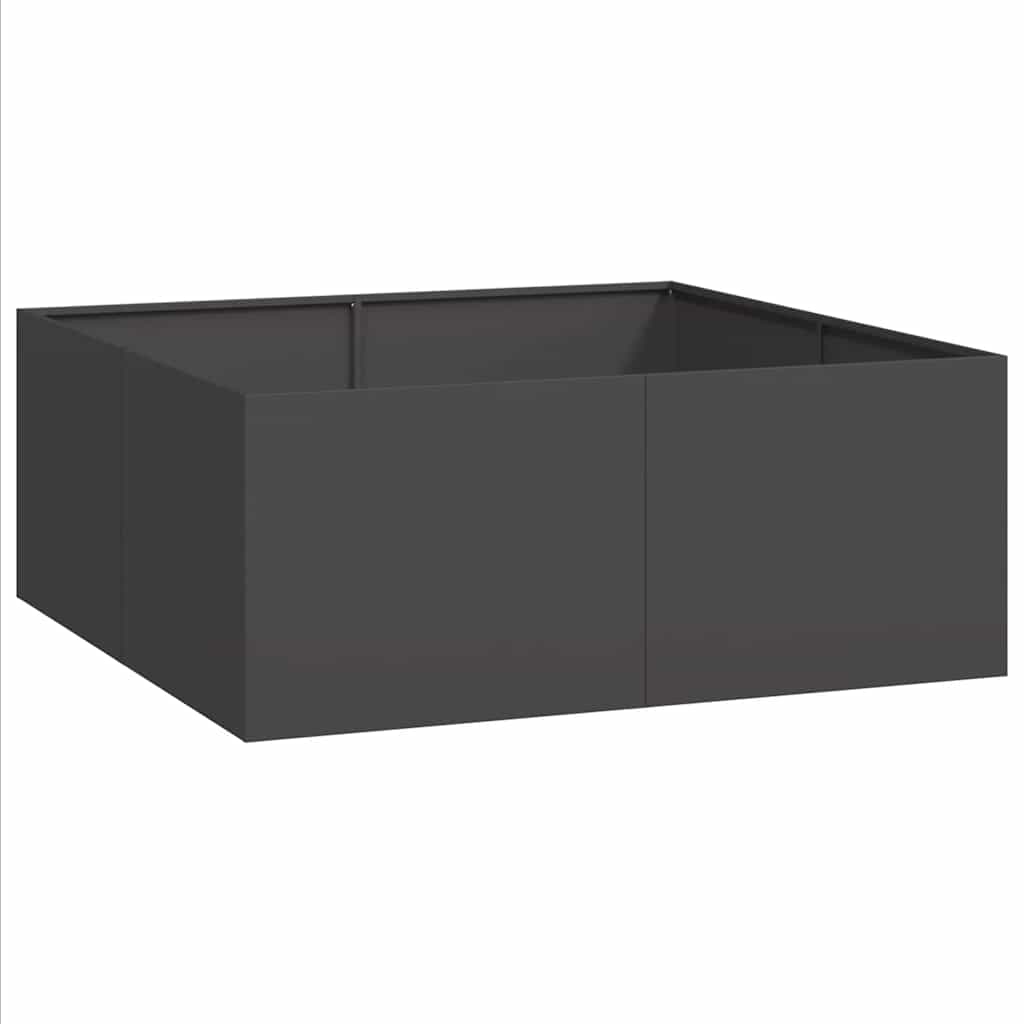 Lovelis, juodos spalvos, 100x100x40cm, plienas Lovelis, juodos spalvos, 100x100x40cm, plienas - Image 3