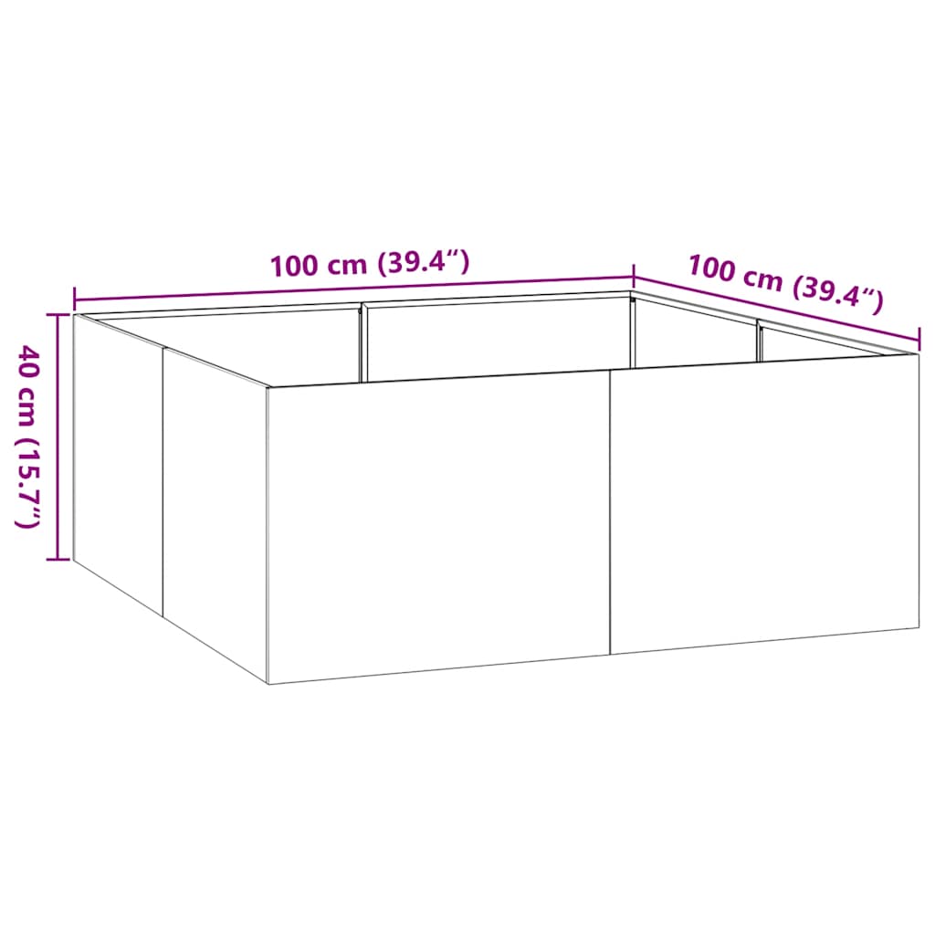 Lovelis, juodos spalvos, 100x100x40cm, plienas Lovelis, juodos spalvos, 100x100x40cm, plienas