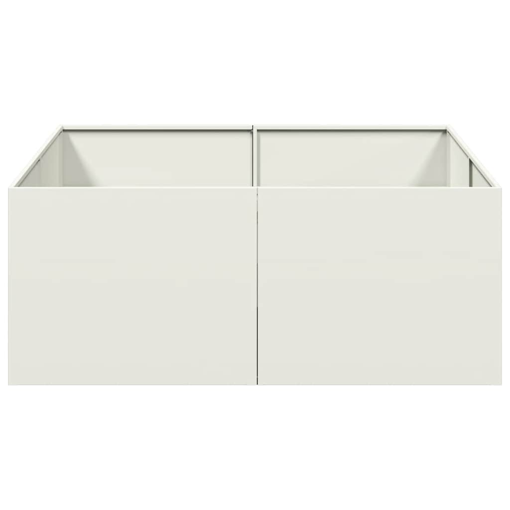 Lovelis, baltos spalvos, 100x100x40cm, plienas Lovelis, baltos spalvos, 100x100x40cm, plienas - Image 5